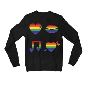 Pride Sweatshirt - Rainbow Love