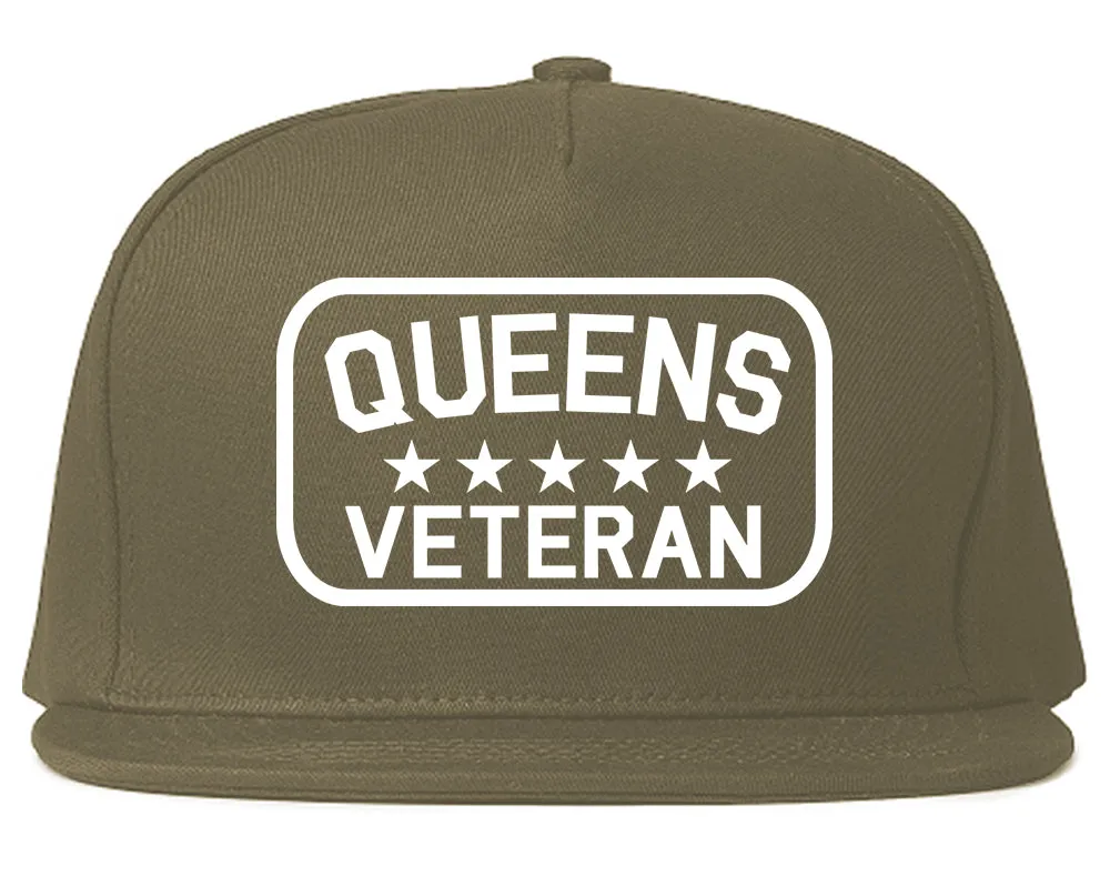 Queens Veteran Mens Snapback Hat