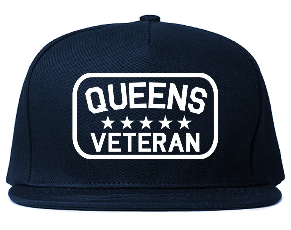 Queens Veteran Mens Snapback Hat