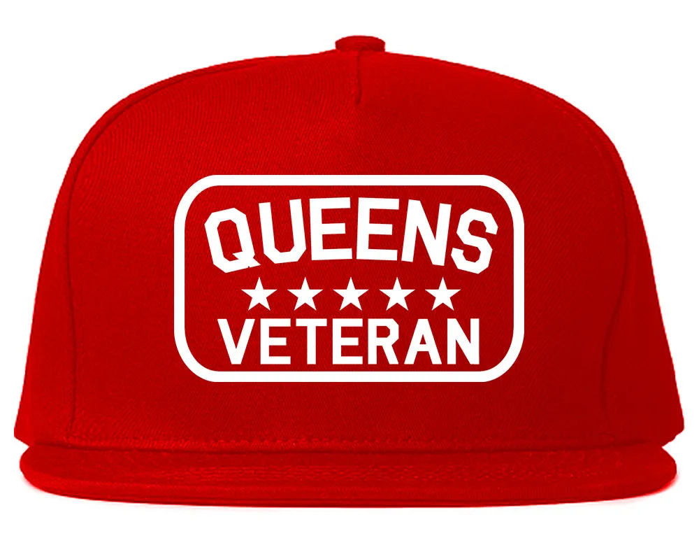 Queens Veteran Mens Snapback Hat