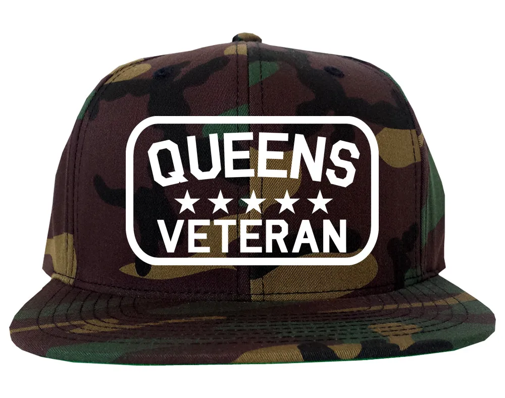 Queens Veteran Mens Snapback Hat