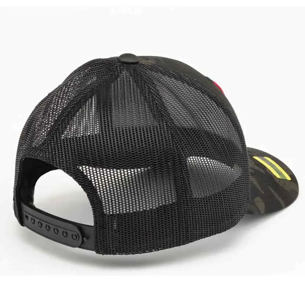 Riffe The Lineup Black Camo Snapback Trucker Mesh Hat