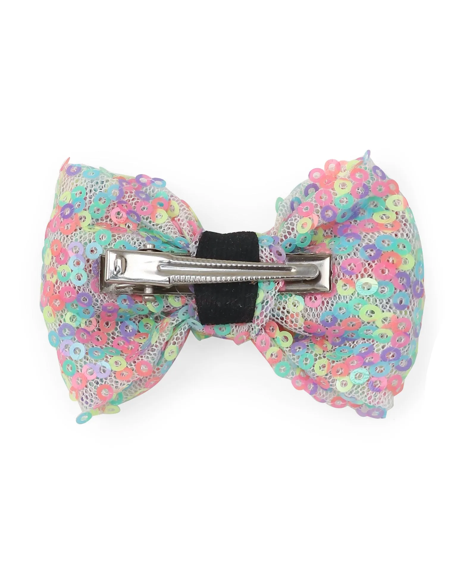 Sequin Party Bow Alligator Clip - Multi-color