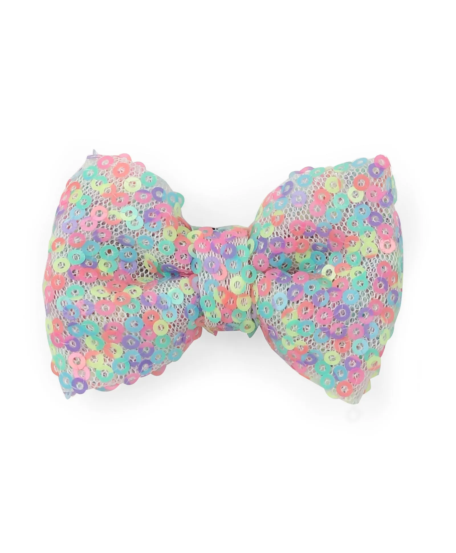 Sequin Party Bow Alligator Clip - Multi-color