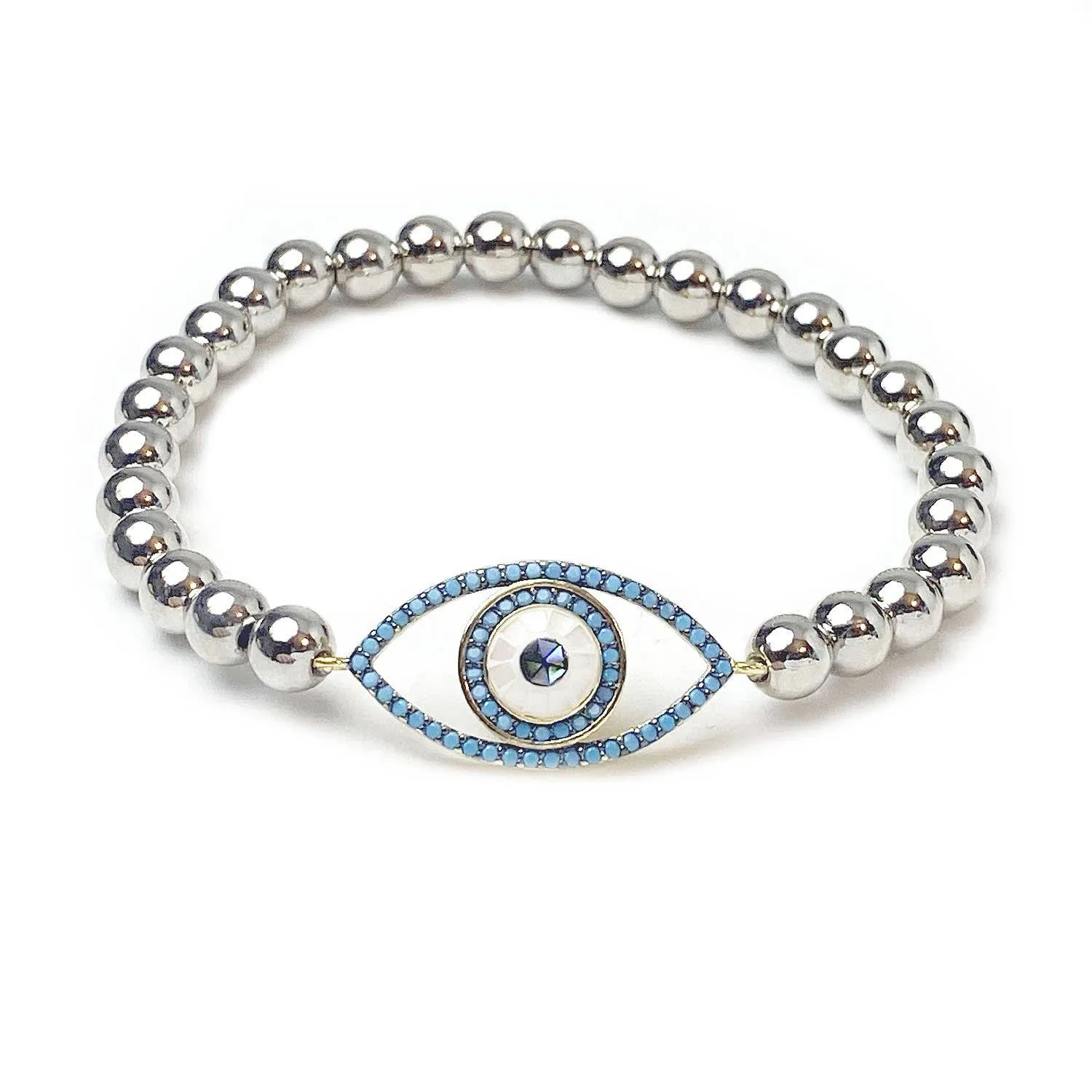 Spicy CZ Evil Eye Colorful Bracelet