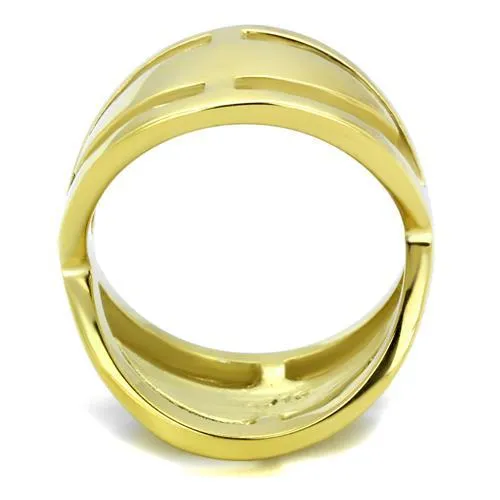 Steel Ring TK2157 for Women Style Plating