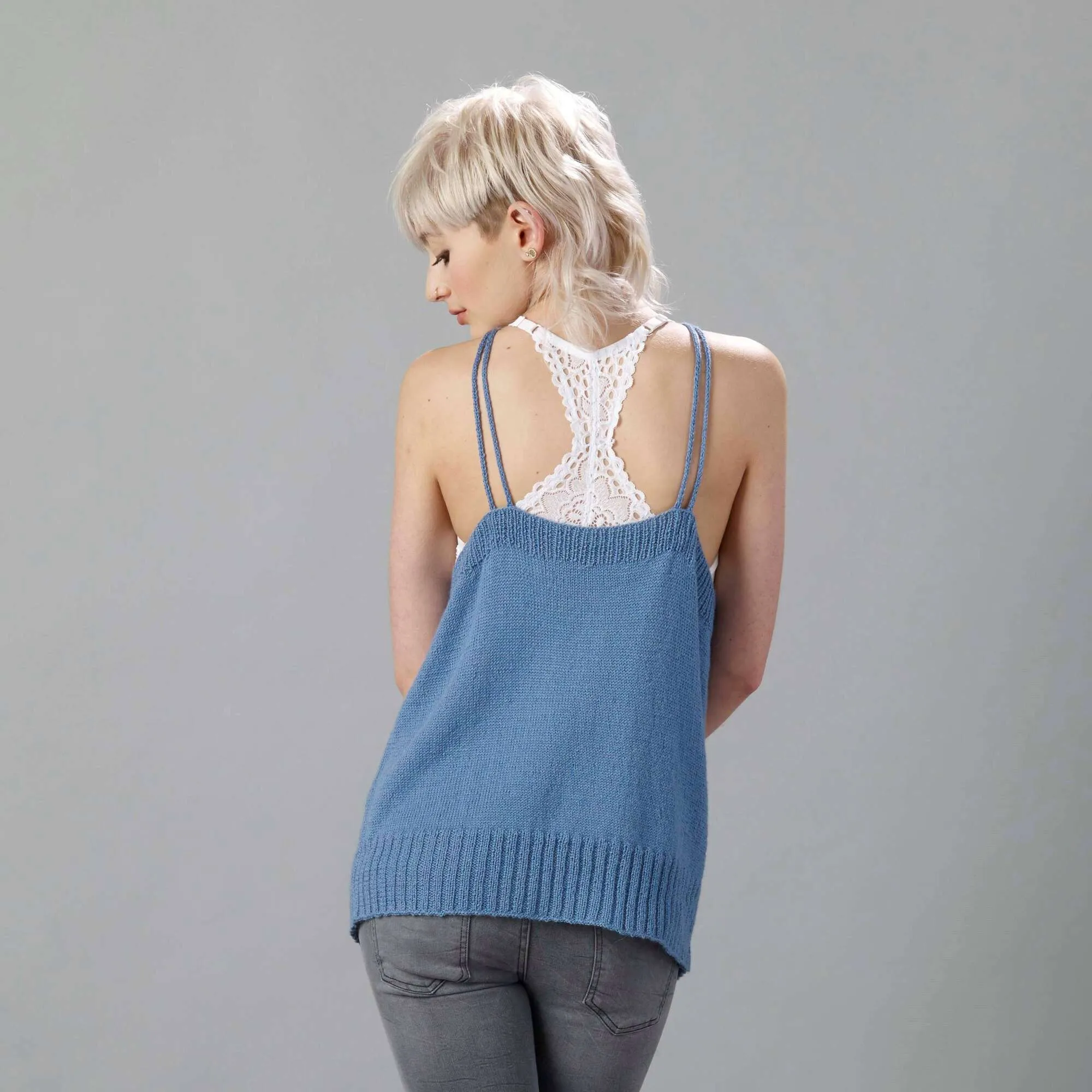 Sugar Bush  Knit Entwined Halter Top