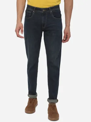 Tinted Blue Washed Straight Fit Jeans | JadeBlue