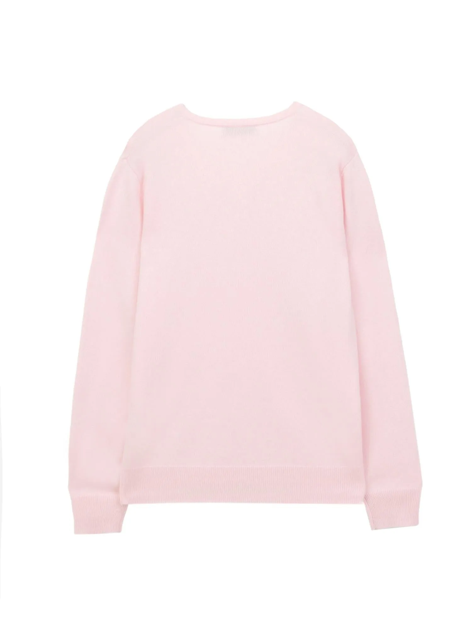 V Neck Sweater_Pink