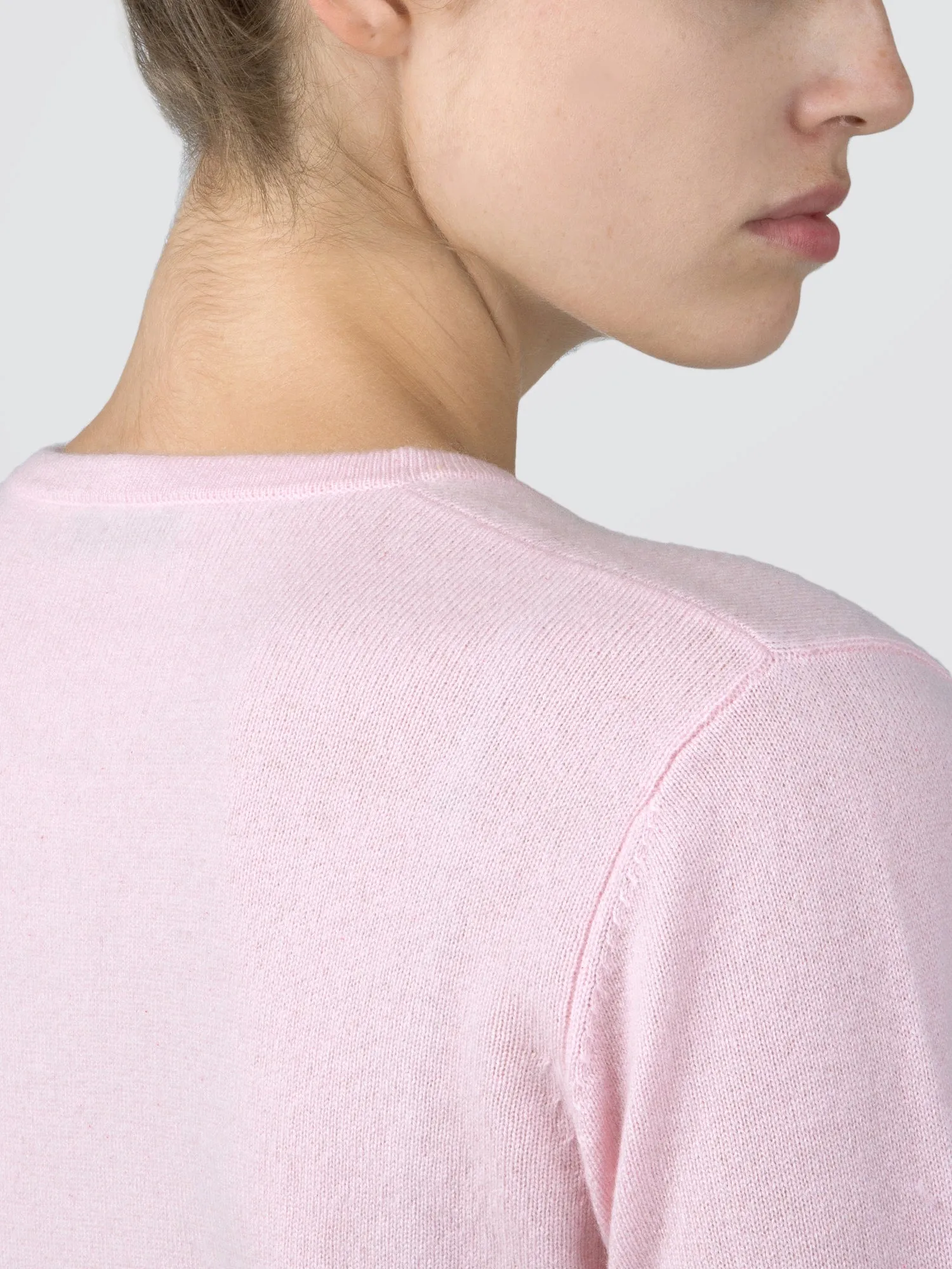 V Neck Sweater_Pink