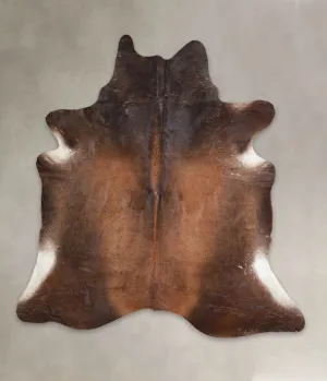 Warm Caramel XX-Large Brazilian Cowhide Rug 7'4"H x 6'11"W #A24118 by Hudson Hides