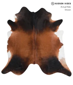 Warm Caramel XX-Large Brazilian Cowhide Rug 7'5"H x 7'6"W #A8417 by Hudson Hides