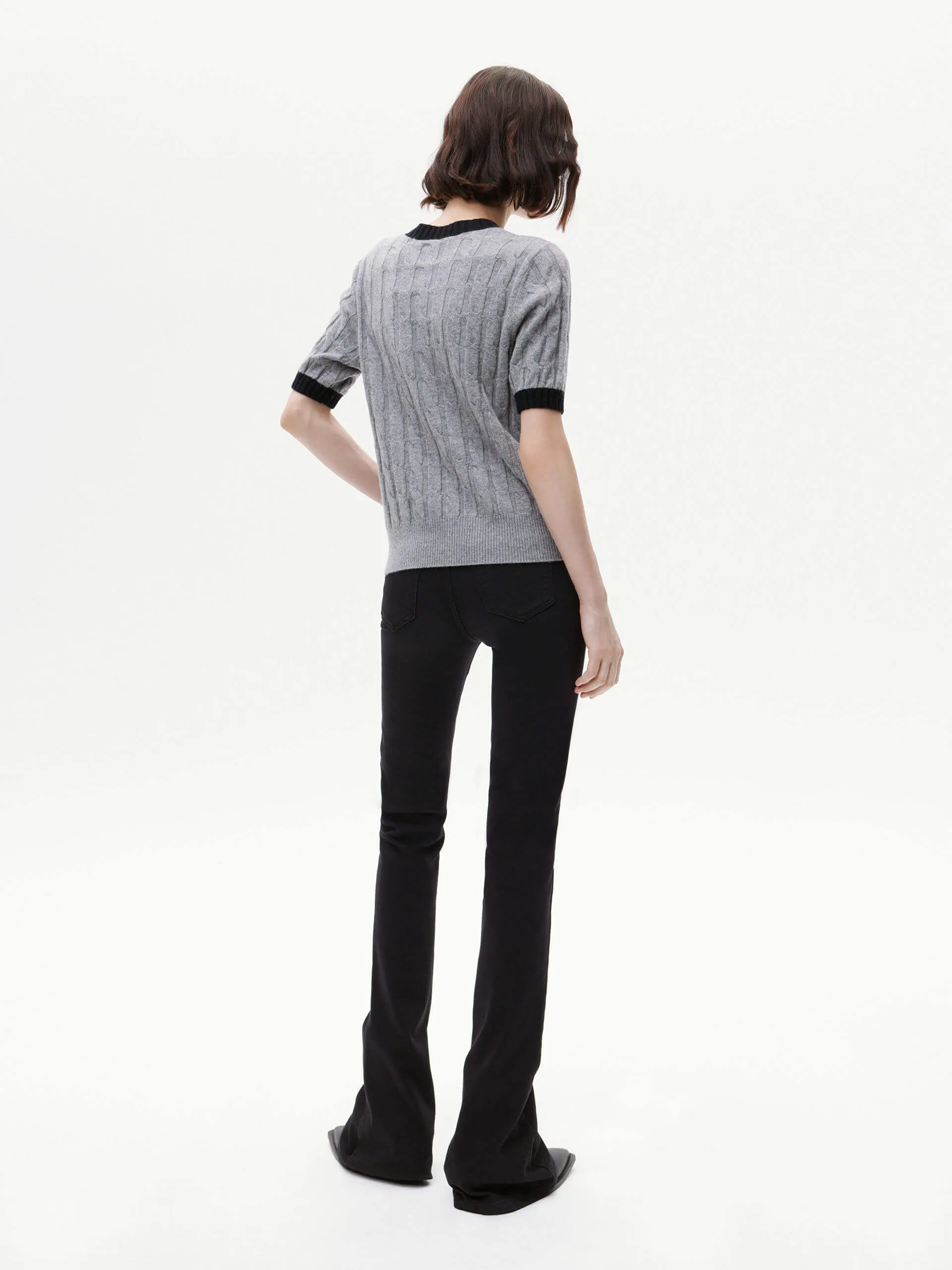 Wool Cashmere Knit Top