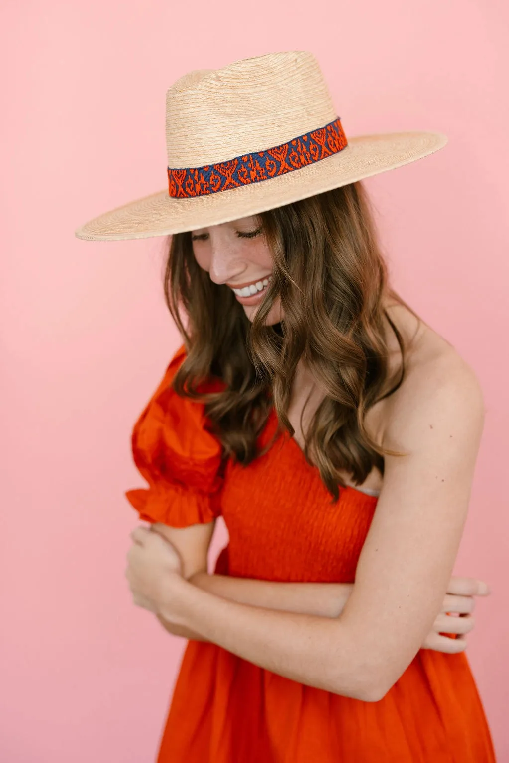 Zicatela Ikat Palm Hat